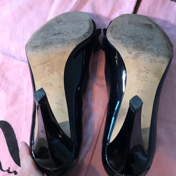 ANTONIO MELANI ruffle peep toe heel - Picture 7 of 8